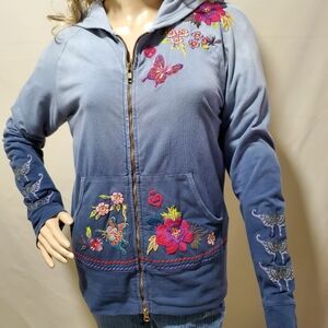 Johnny Was Hoodie. Size Medium